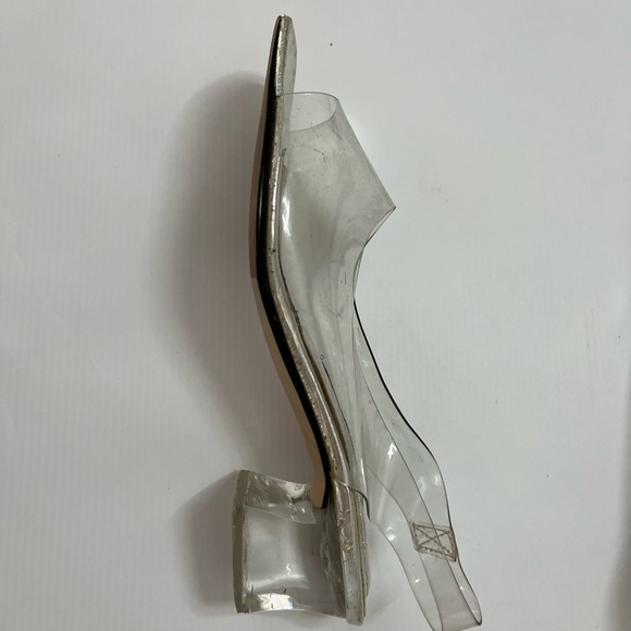 J Renee - clear 90s / y2k vintage heels - 6.5 - Picture 4 of 5